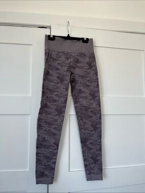 Gymshark Purple Camo High-Rise Seamless Leggings